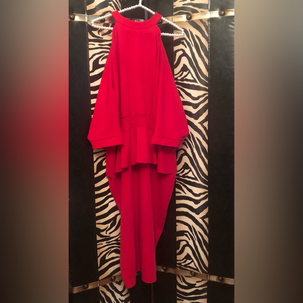 Boohoo, size 16 red dress!